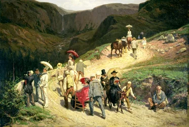 Voyageurs en Auvergne, 1876